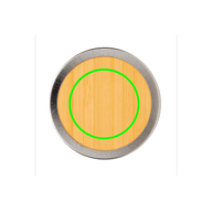 Leak proof bamboo vacuum bottle